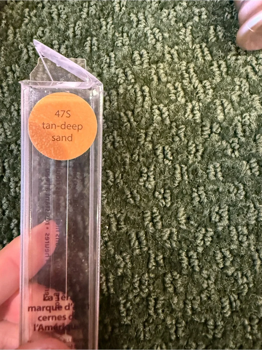 Tarte shape tape in tan deep sand with brush